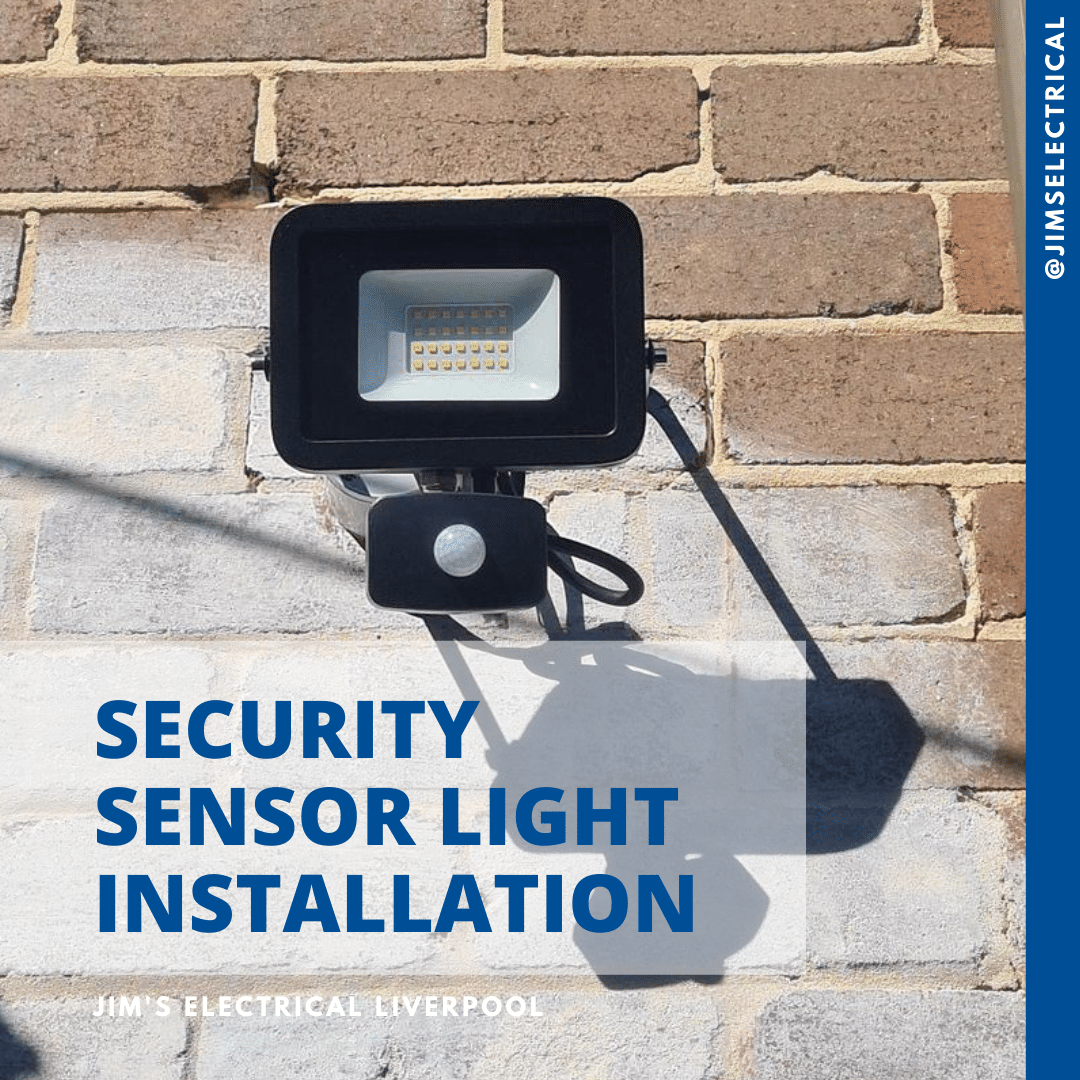 Security Sensor Light Installation